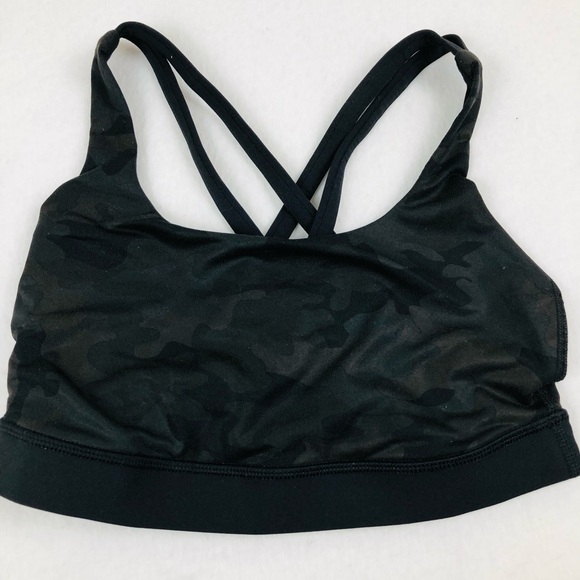 Lululemon Camo Energy Sports Bra Sz 4 (A1) - Picture 8 of 11